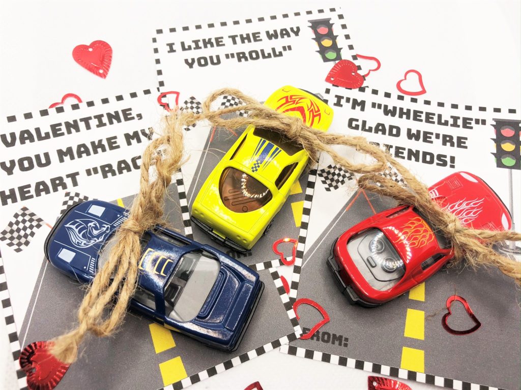 matchbox cars valentines free printables