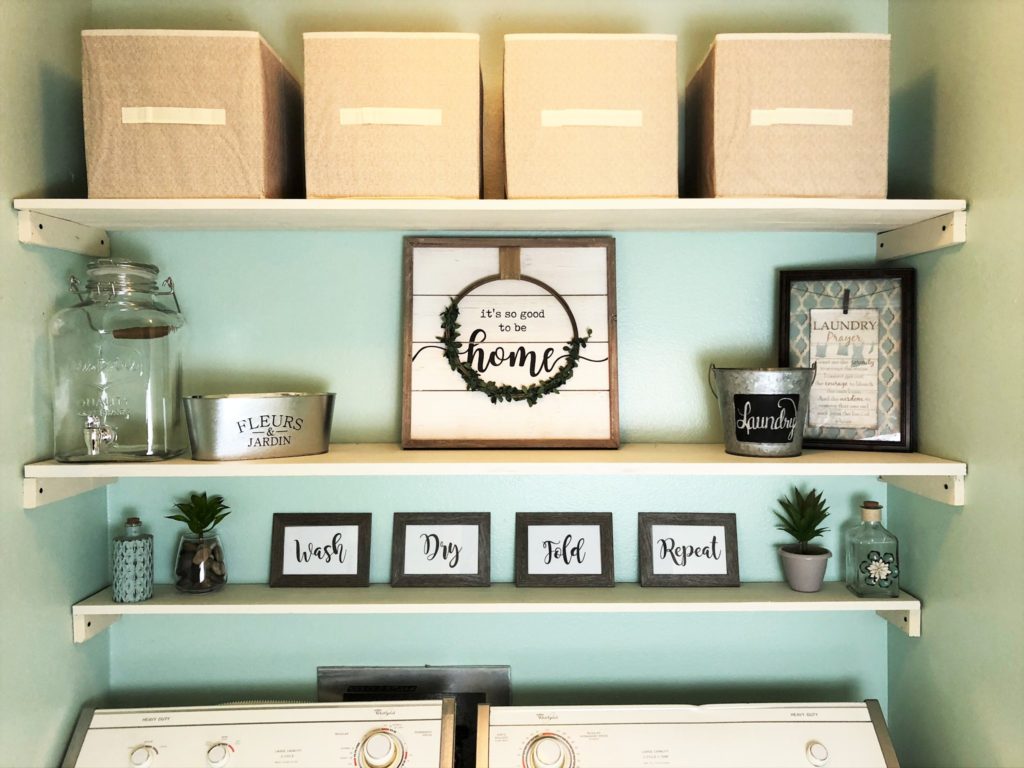 diy laundry room makeover after